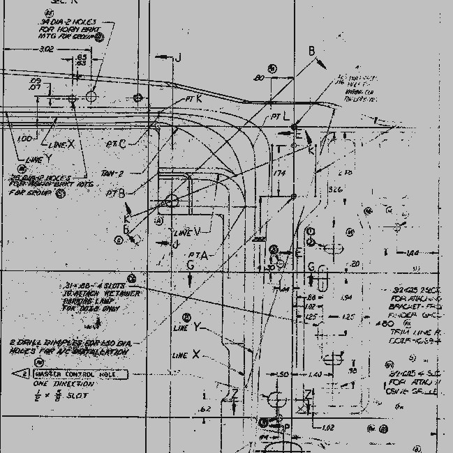 1969-70 Rad support drawing