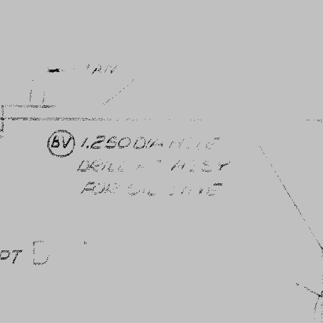 1969-70 Rad support drawing lower hole section P