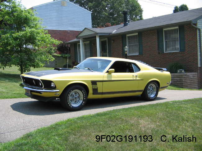 1969 BOSS 302 Mustang Photos